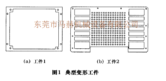 數控轉塔沖床加工過程中工件變形的問題分析