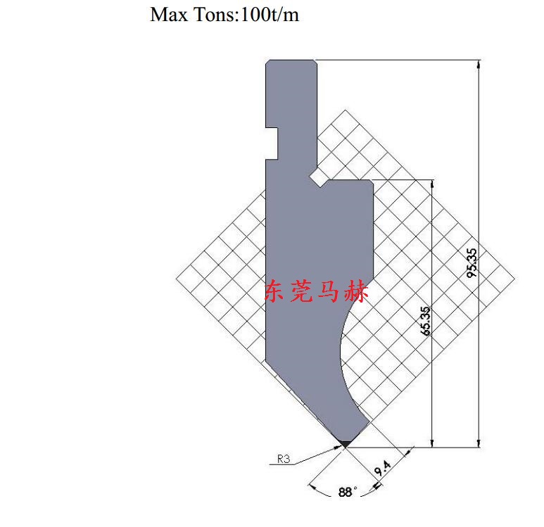 折彎機模具M88-01 廣東折彎模具