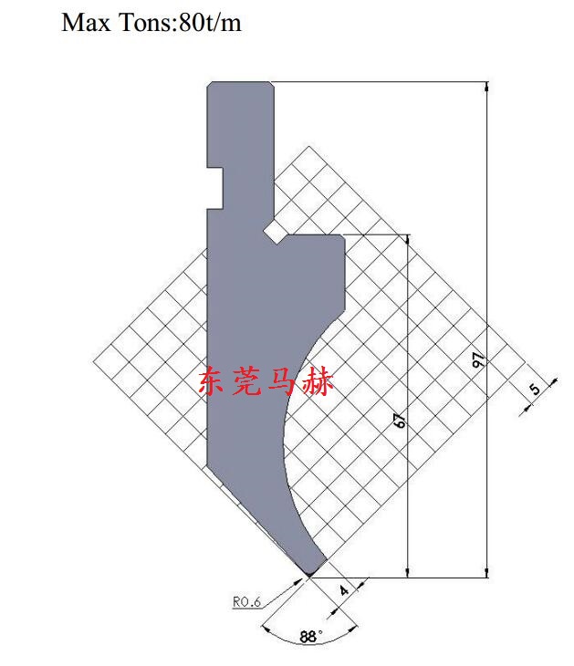 折彎機模具-M88-02