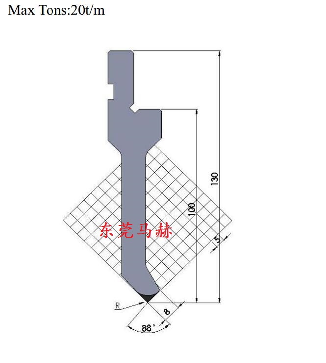 折彎機模具M88-06   高品質折彎模具