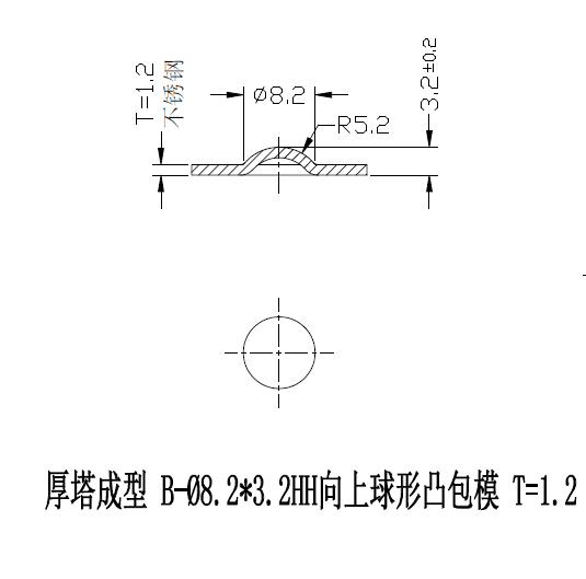 球面凸包數控沖床模具